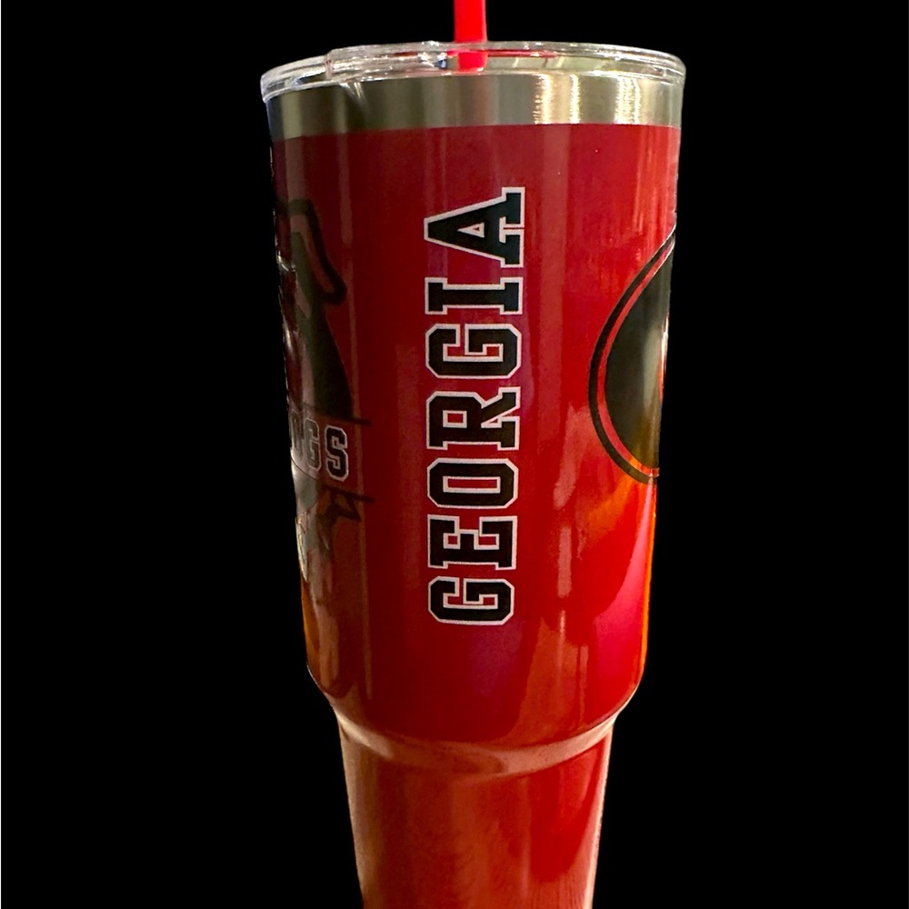 GA bulldogs 40oz custom tumbler